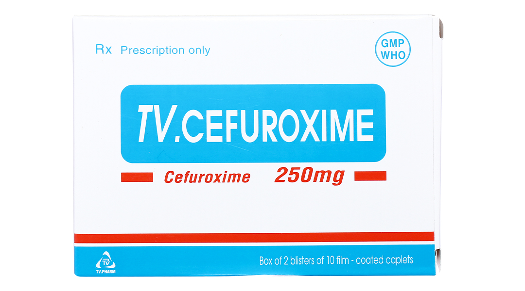 TV.Cefuroxime 250mg trị nhiễm khuẩn