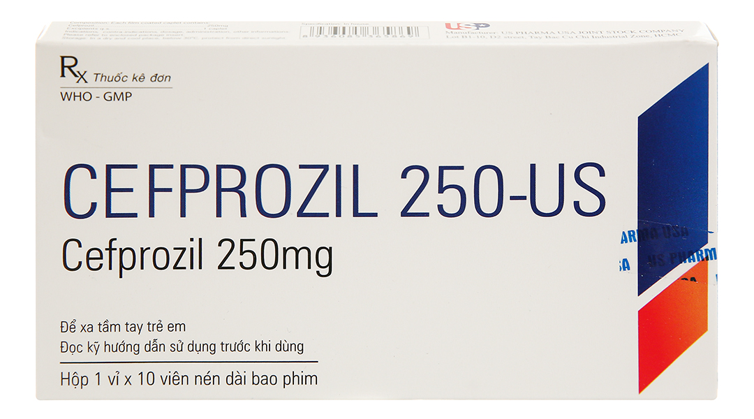 Cefprozil 250-US trị nhiễm khuẩn