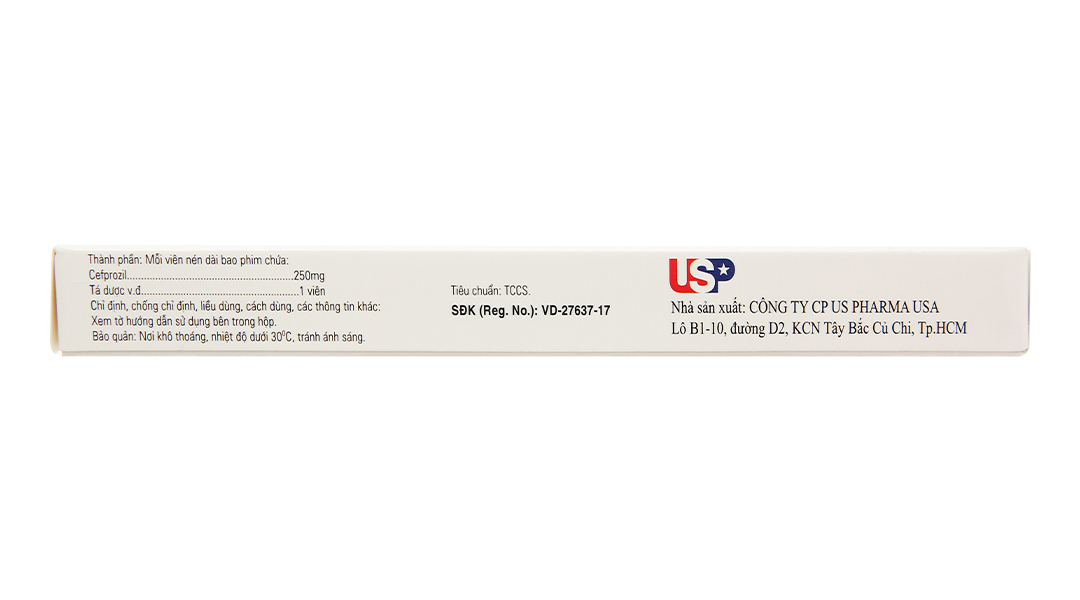 Cefprozil 250-US trị nhiễm khuẩn