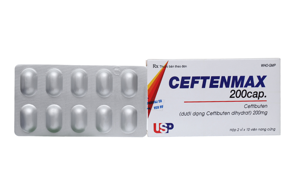 Thuốc kháng sinh Ceftenmax 200mg hộp 20 viên-Nhà thuốc An Khang