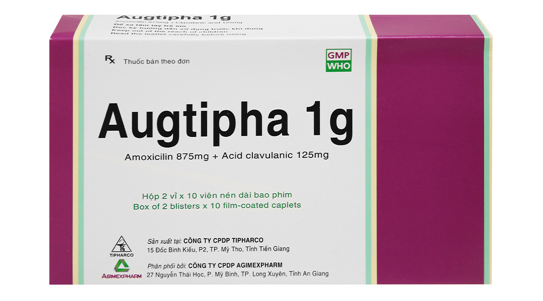 Augtipha 1g trị nhiễm khuẩn