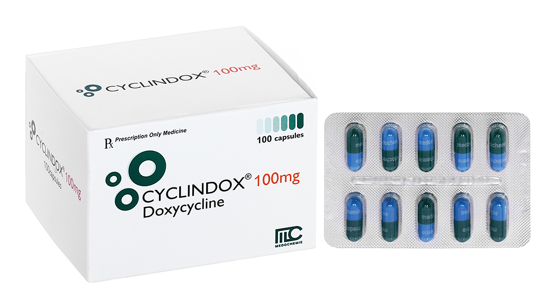 Cyclindox 100mg trị nhiễm khuẩn