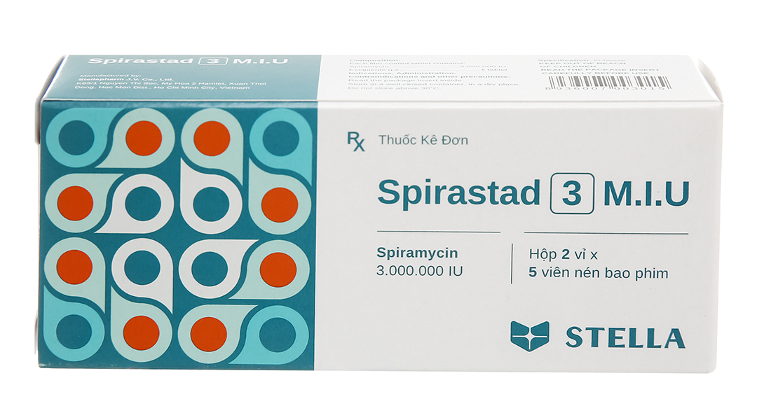 Cách sử dụng và liều lượng spiramycin 3 M.I.U ra sao?
