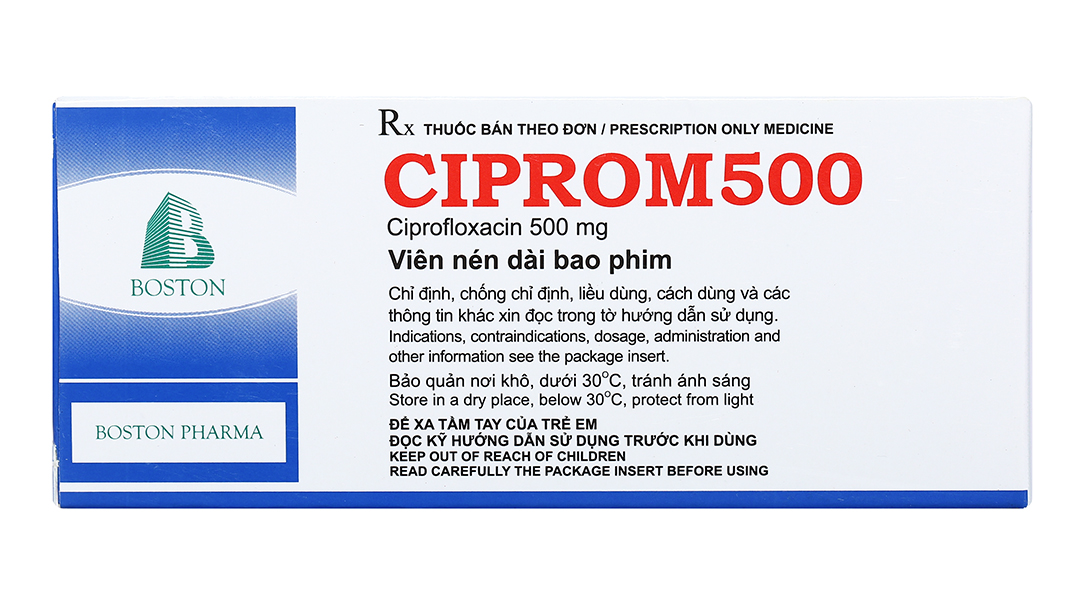 Ciprom500 trị nhiễm khuẩn