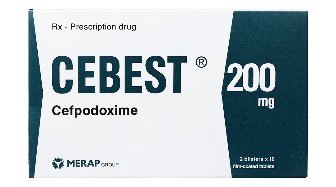 Thuốc kháng sinh Cebest 200mg hộp 20 viên-Nhà thuốc An Khang