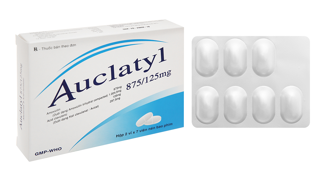 Auclatyl 875/125mg trị nhiễm khuẩn