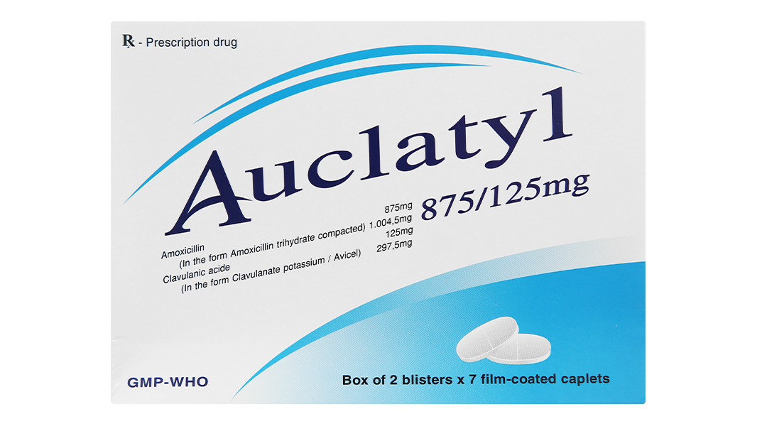 Auclatyl 875/125mg trị nhiễm khuẩn