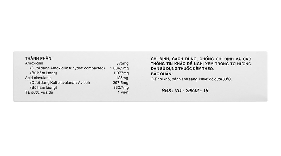 Auclatyl 875/125mg trị nhiễm khuẩn