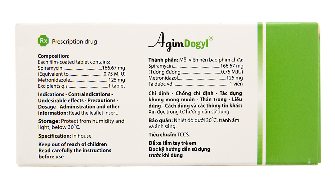 Agimdogyl thuốc là gì và được sử dụng để điều trị những bệnh gì?
