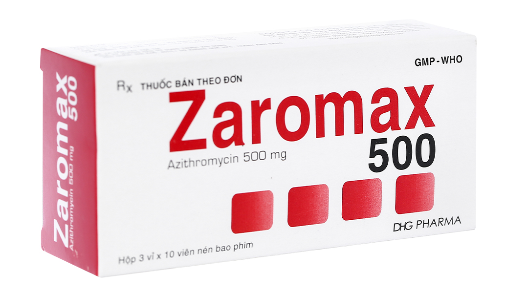 Zaromax 500 trị nhiễm khuẩn