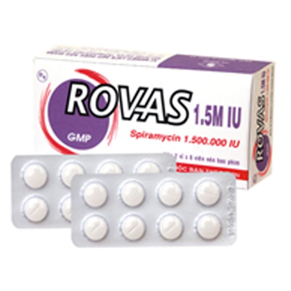 Rovas 1.5M IU trị nhiễm khuẩn, nhiễm trùng