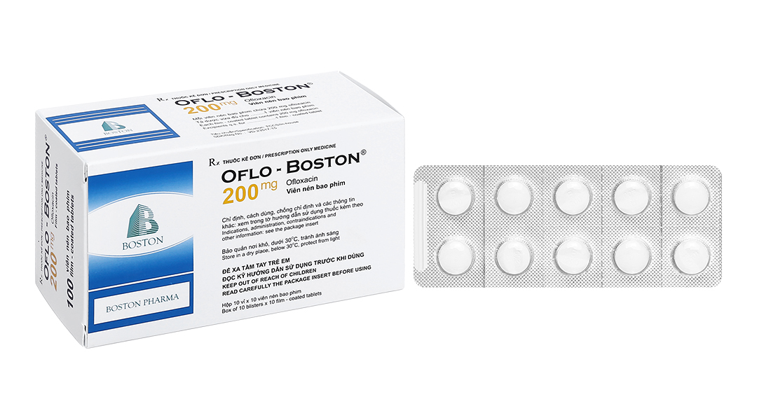 Oflo - Boston 200mg trị nhiễm khuẩn