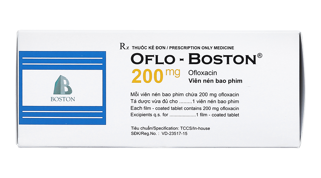 Oflo - Boston 200mg trị nhiễm khuẩn