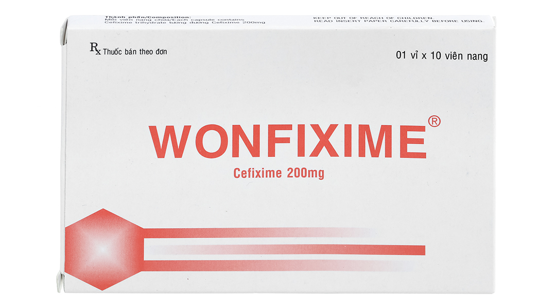 Wonfixime 200mg trị nhiễm khuẩn