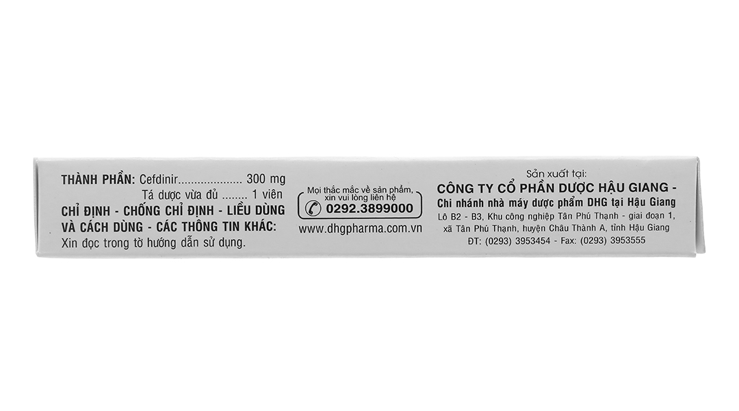Haginir 300 điều trị nhiễm khuẩn nhẹ đến trung bình (2 vỉ x 10 viên) - 12