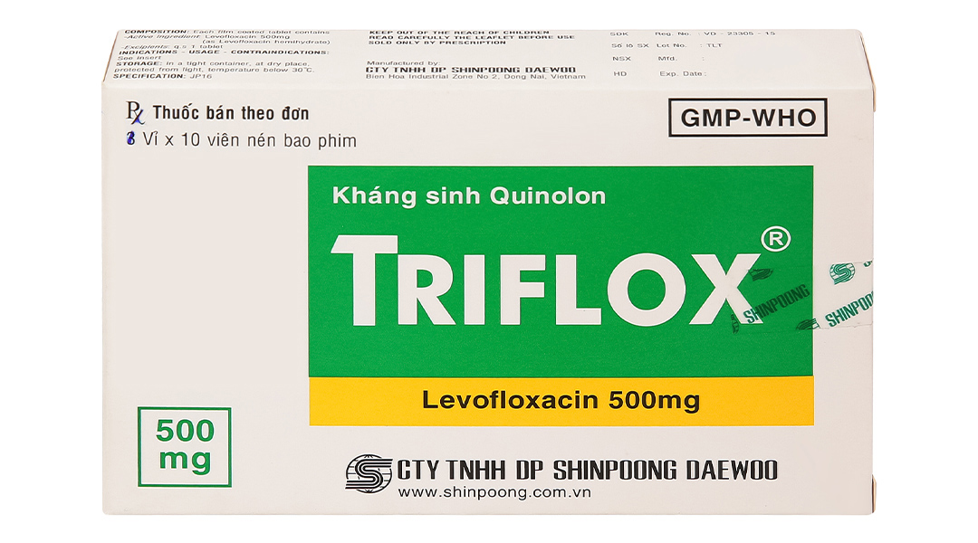 Triflox 500mg trị nhiễm khuẩn