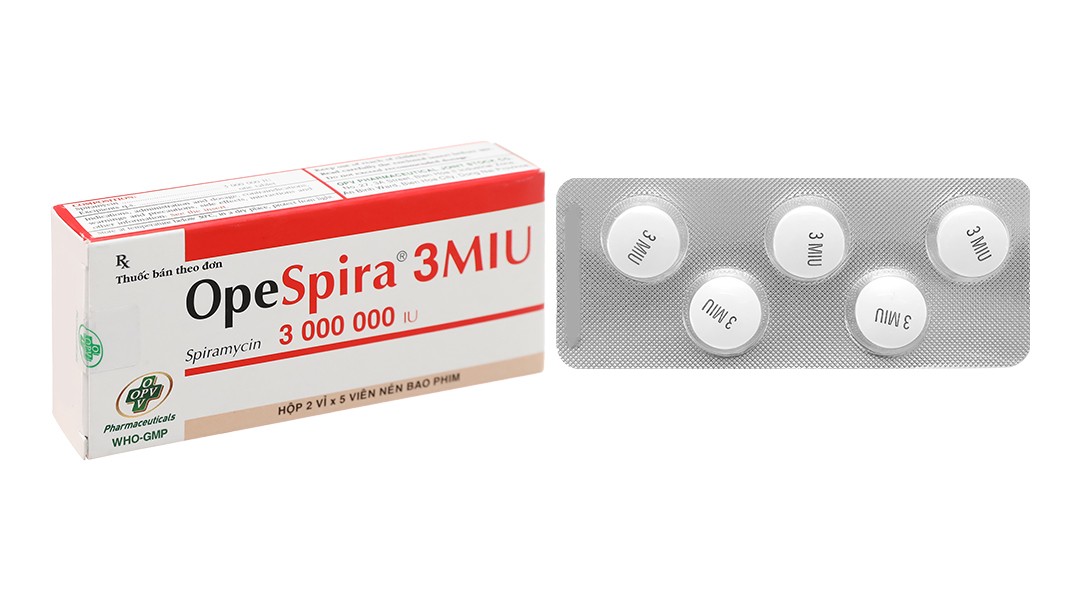 OpeSpira 3MIU trị nhiễm khuẩn