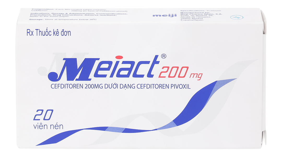 Meiact 200mg trị nhiễm khuẩn