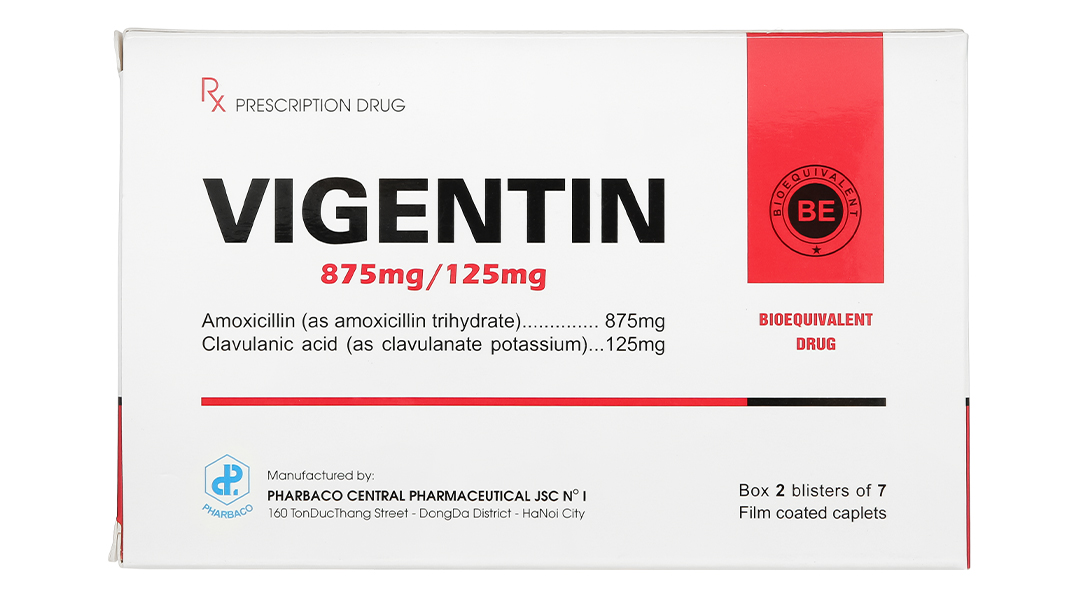Thuốc VIGENTIN được sử dụng để điều trị những bệnh nhiễm khuẩn nào?
