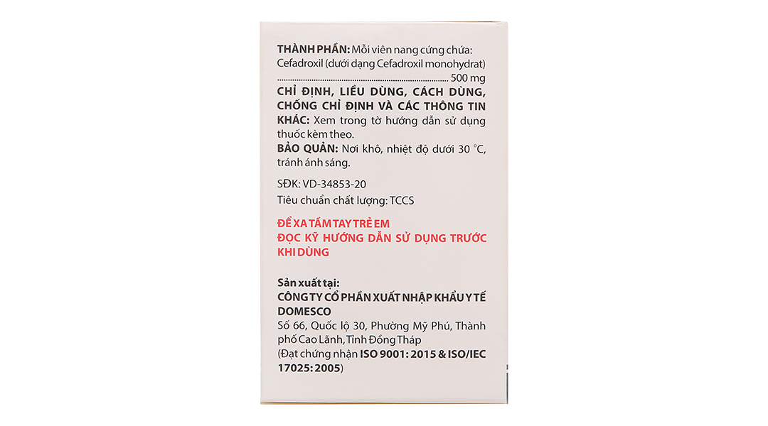 Dobixil 500mg trị nhiễm khuẩn