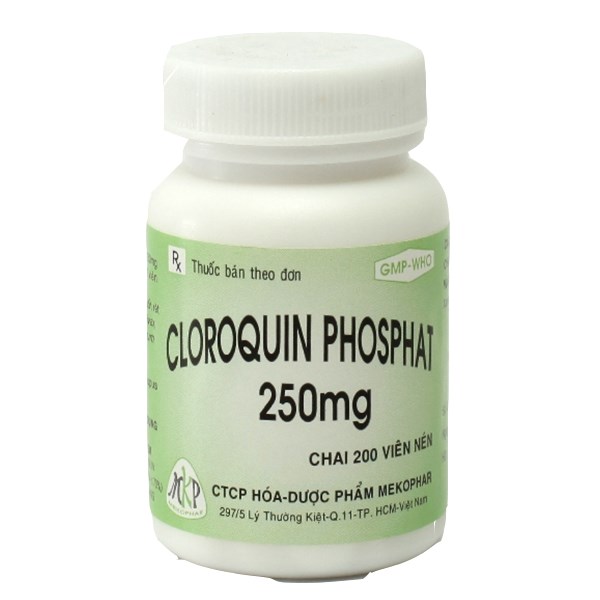 Cloroquin Phosphat Mekophar 250mg trị sốt rét cấp, viêm khớp dạng thấp