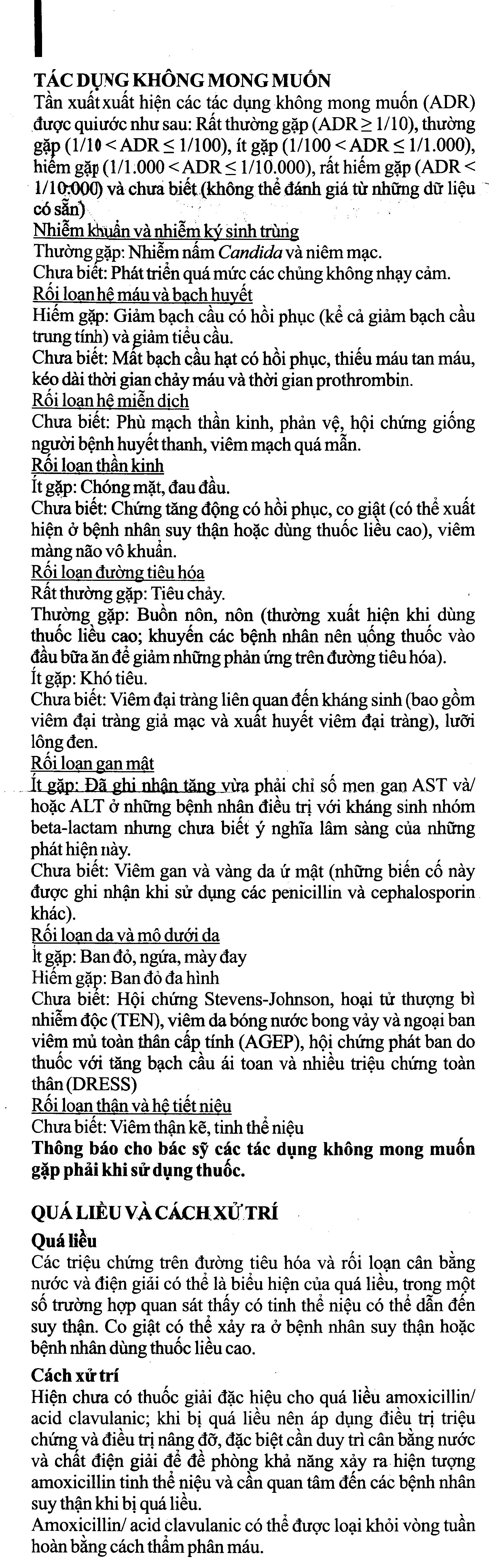Medoclav 1g trị ngắn hạn các trường hợp nhiễm khuẩn (2 vỉ x 7 viên) - 8