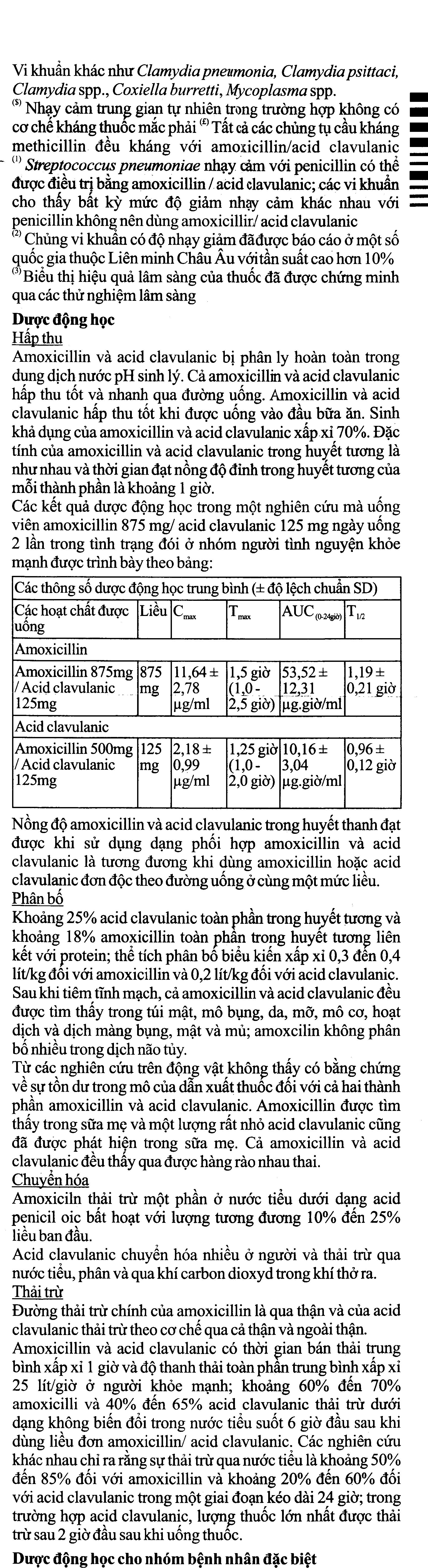 Medoclav 1g trị ngắn hạn các trường hợp nhiễm khuẩn (2 vỉ x 7 viên) - 10