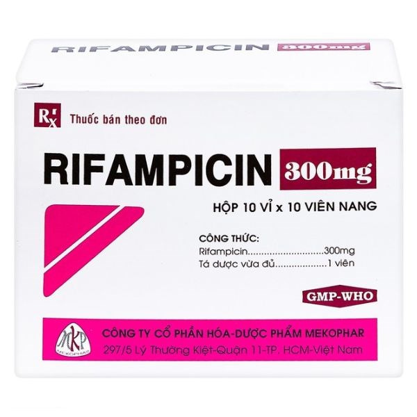 Rifampicin Mekophar 300mg trị lao, phong
