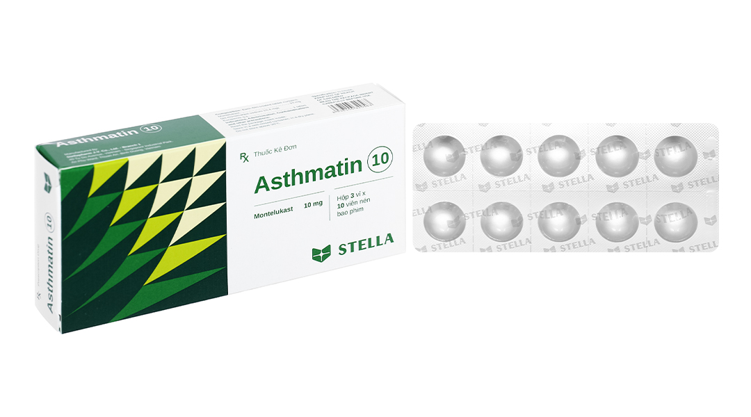 Asthmatin 10 trị hen suyễn (3 vỉ x 10 viên) -08/2024 ...