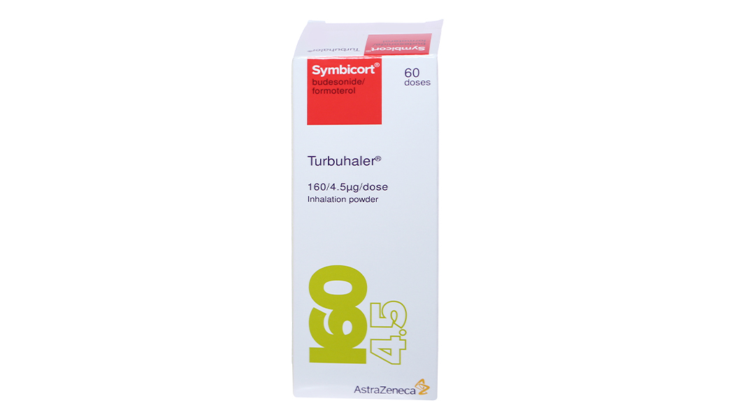 Bột hít phân liều Symbicort Turbuhaler 160/4.5mcg trị hen suyễn