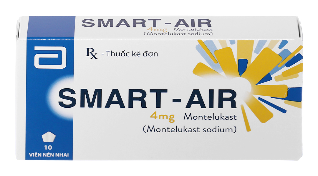 Thuốc Smart-Air 4mg hộp 10 viên-Nhà thuốc An Khang