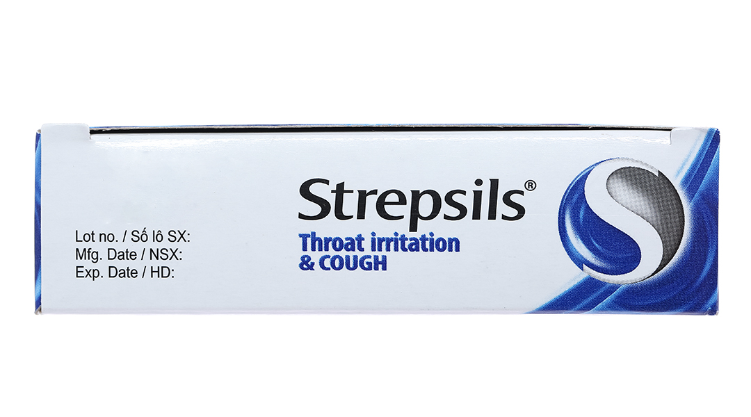 Viên ngậm Strepsils Throat Irritation & Cough 15mg sát khuẩn, tan đàm (2 vỉ x 12 viên) - 14