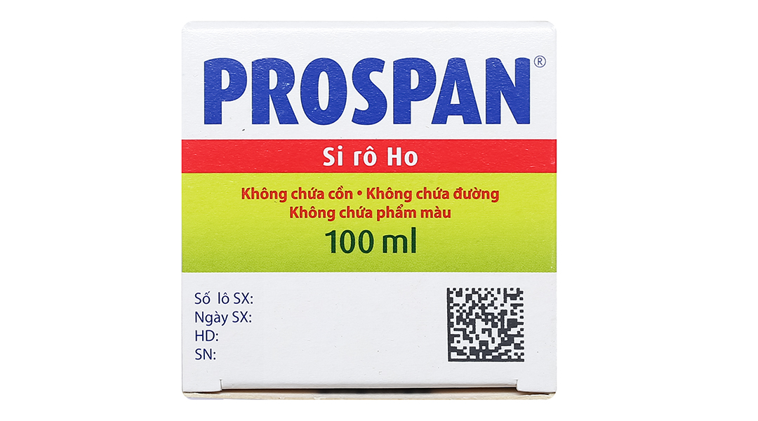 Siro Prospan trị ho, viêm phế quản