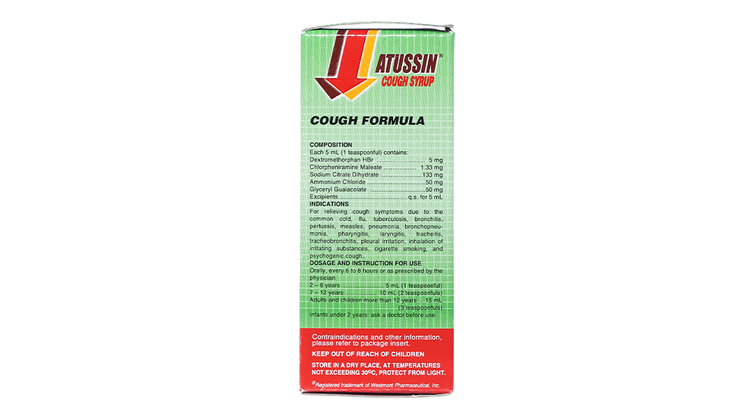 Siro Atussin trị ho trong bệnh lý hô hấp