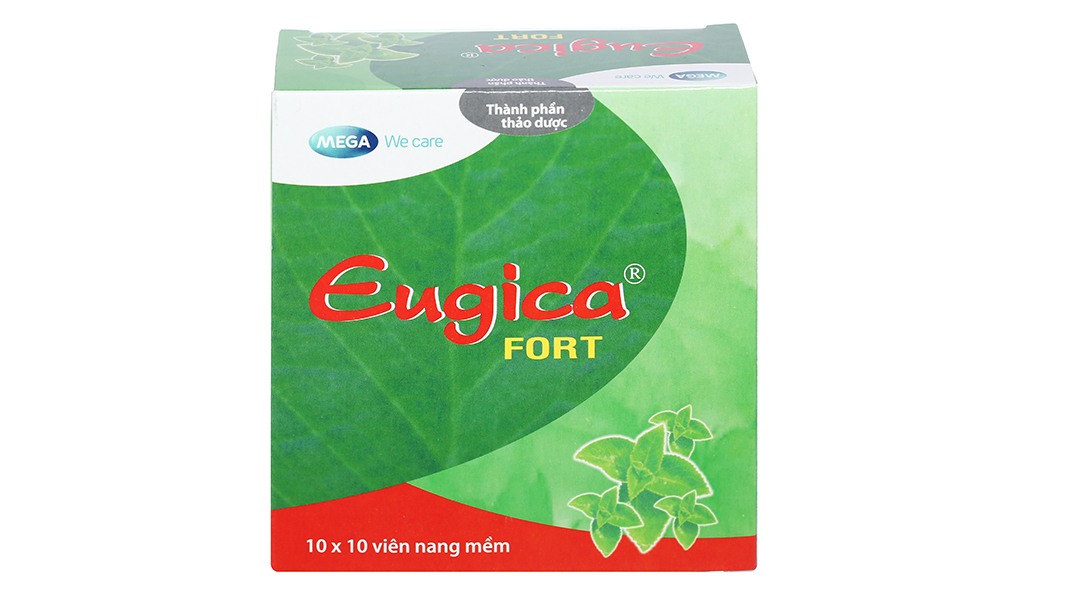 Eugica Fort trị ho, đau họng