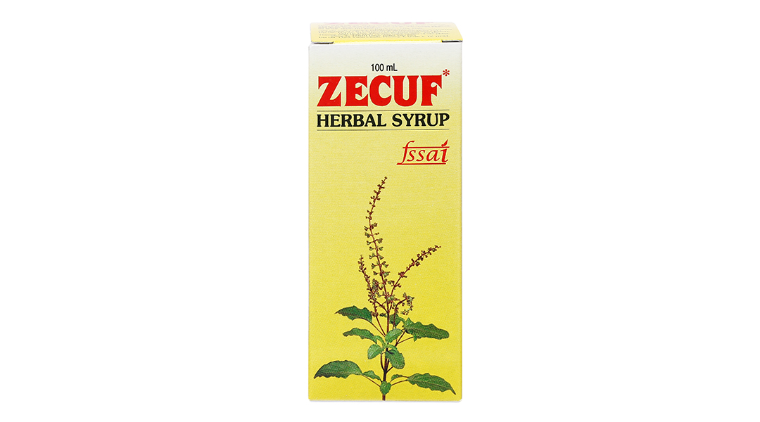 Siro Zecuf Herbal Syrup trị ho trong bệnh lý hô hấp