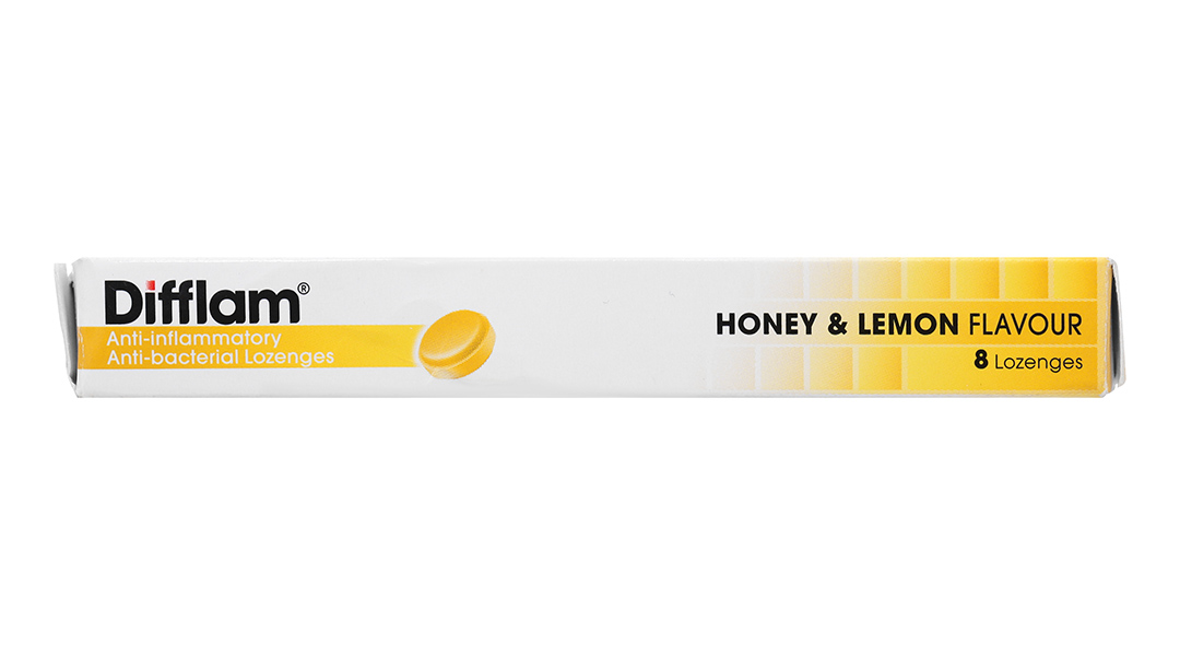 Viên ngậm kháng viêm Difflam vị quả mâm xôi giảm đau họng (1 vỉ x 8 viên) - 9