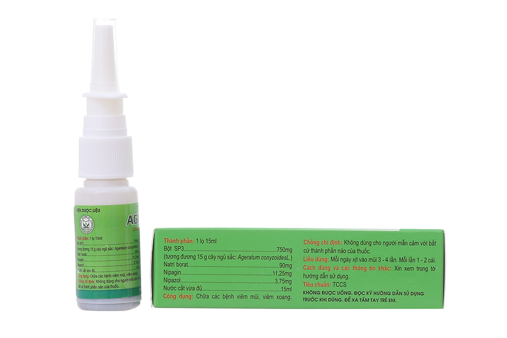 Tổng quan về agerhinin - thuốc xịt mũi hoa ngũ sắc hiệu quả và hướng dẫn sử dụng