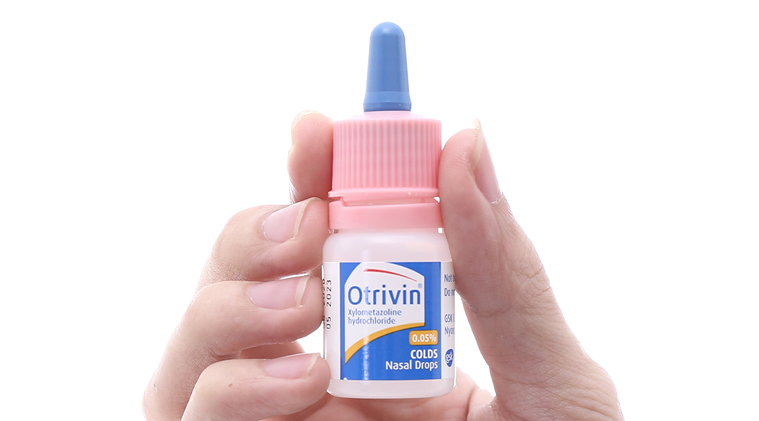 Thuốc nhỏ mũi Otrivin 0.05% giảm nghẹt mũi, sung huyết mũi