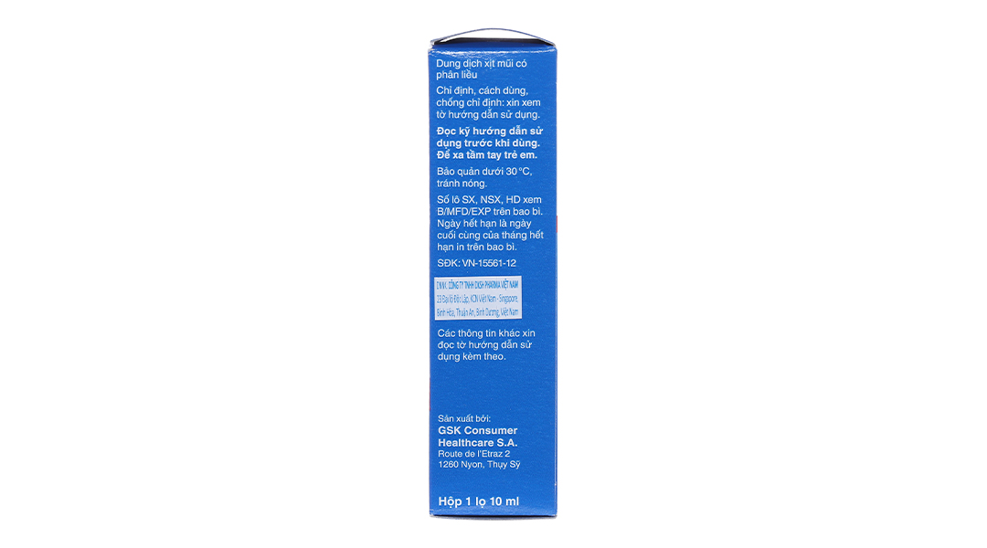 Dung dịch xịt mũi Otrivin 0.1% giảm triệu chứng nghẹt mũi, viêm mũi dị ứng chai 10ml - 9