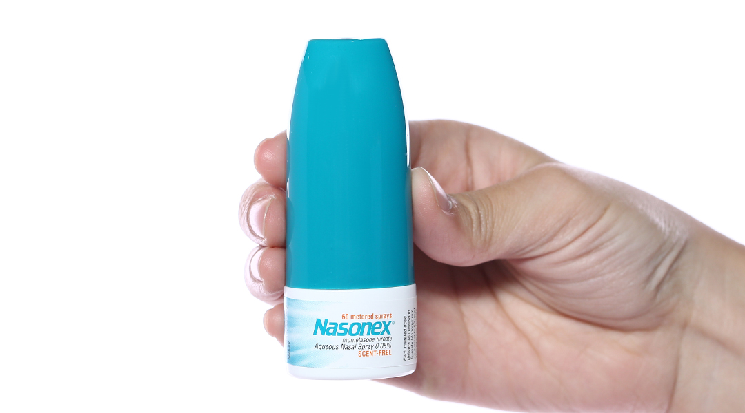 Thuốc xịt mũi Nasonex 0.05% trị viêm mũi dị ứng, viêm xoang