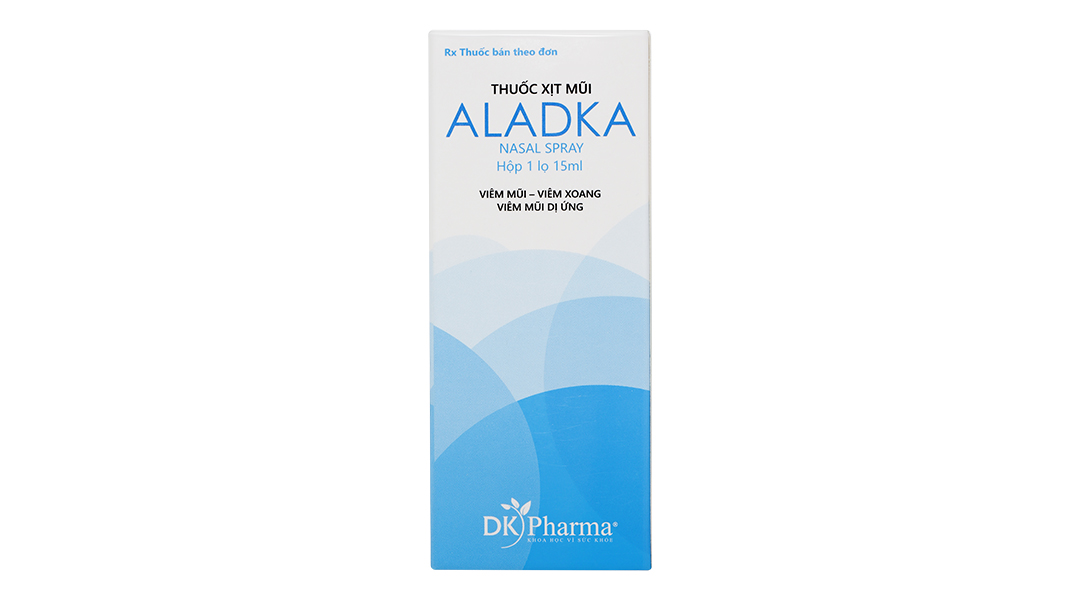 Thuốc aladka xịt mũi 15ml thuộc nhóm thuốc nào và có công dụng gì?
