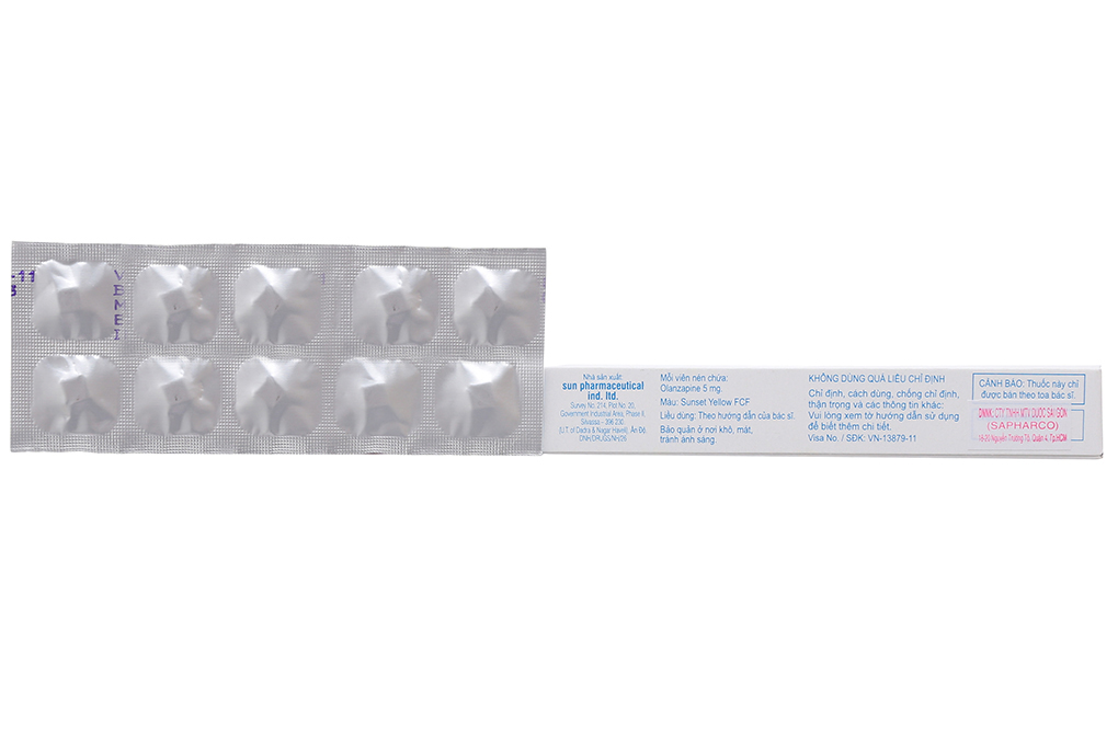 Oleanzrapitab 5mg trị tâm thần phân liệt