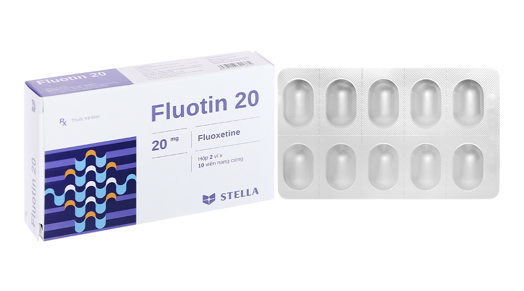 Fluotin 20 trị trầm cảm, rối loạn lưỡng cực