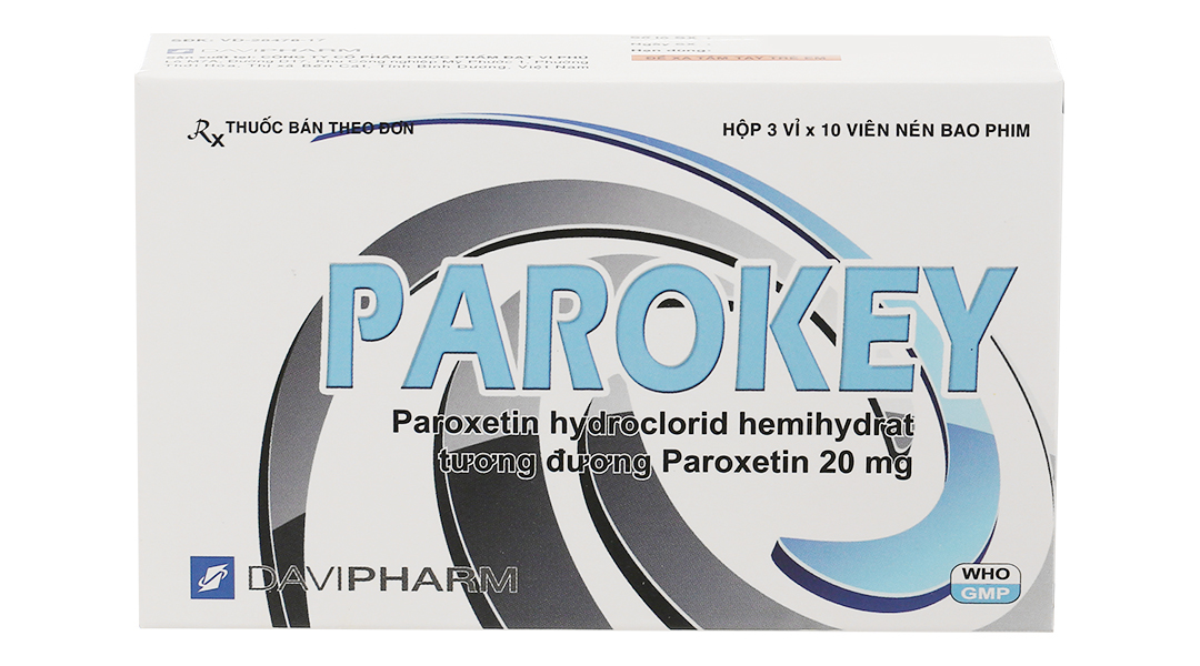 Parokey 20mg trị trầm cảm, rối loạn lo âu