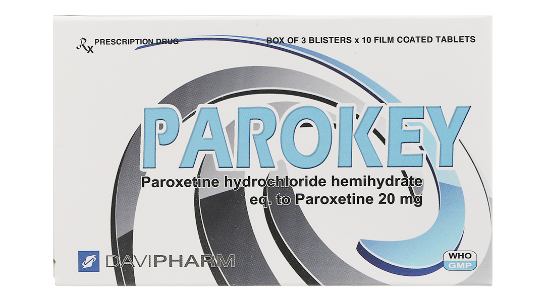 Parokey 20mg trị trầm cảm, rối loạn lo âu