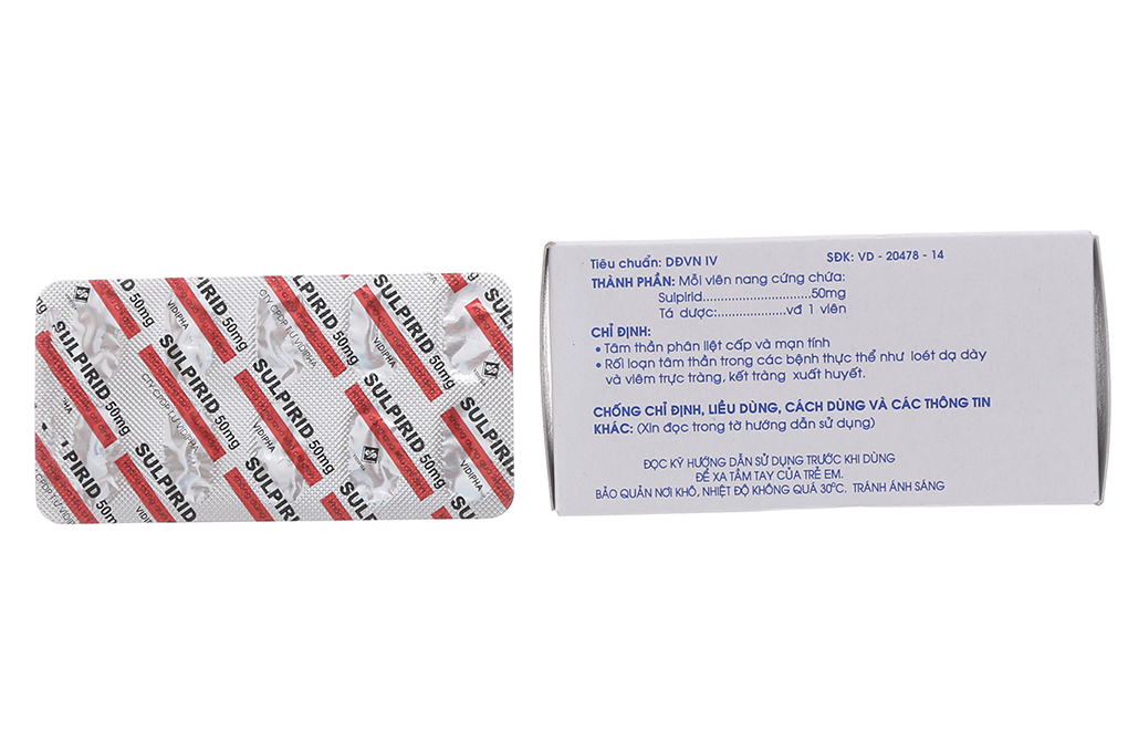 Thuốc an thần sulpirid 50mg có tác dụng chống rối loạn tâm thần như thế nào?
