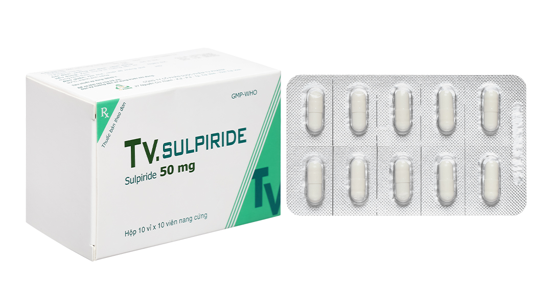 TV. Sulpiride 50mg trị tâm thần phân liệt