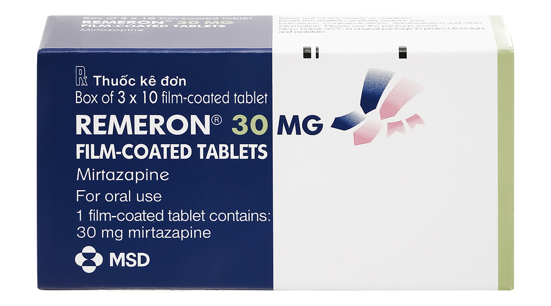 Remeron Rd 30 Thuốc Remeron 30mg Tablets hộp 30 viên-Nhà thuốc An Khang