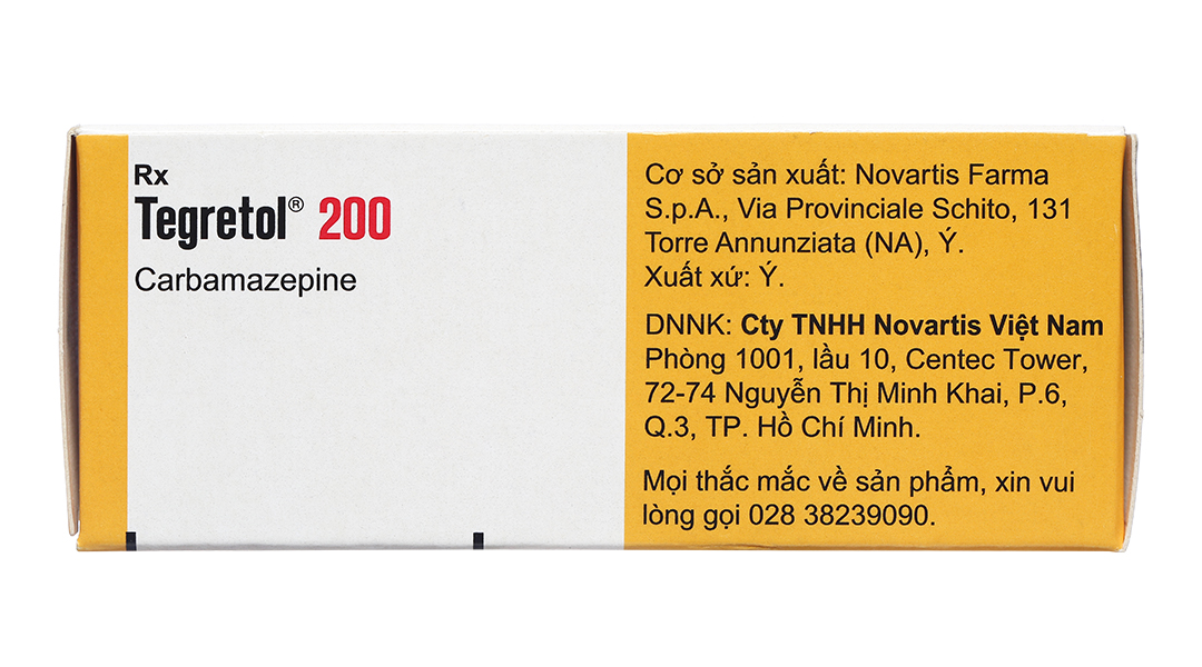 Tegretol 200 trị động kinh, đau dây thần kinh